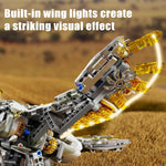 Mechanical Eagle Building Set with Light, Compatible with Lego for Adult, Rotatable Eagle Building Blocks, Gift for Girls Boys Teens Age 12+ (1168 PCS)
