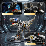 Mechanical Tyrannosaurus Building Blocks Set,T Rex Model Home Decor Gift for Adults Teens Kids Boys（1268PCS）