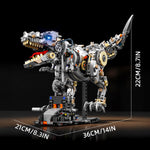 Mechanical Tyrannosaurus Building Blocks Set,T Rex Model Home Decor Gift for Adults Teens Kids Boys（1268PCS）