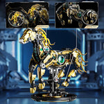 Mechanical Horse Building Block Set Build & Pose with Movable Legs – Engaging DIY Model Kit for Kids and Teens