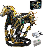 Mechanical Horse Building Block Set Build & Pose with Movable Legs – Engaging DIY Model Kit for Kids and Teens